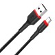 Дата кабель USB-C to USB-C 1.0m 2.4А black ColorWay (CW-CBUC064-BK)