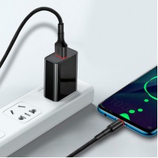 Дата кабель USB-C to USB-C 1.0m 2.4А black ColorWay (CW-CBUC064-BK) - Фото