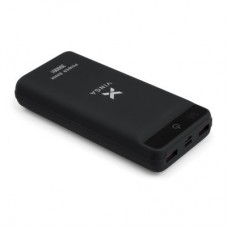 Батарея універсальна Vinga 20000 mAh QC3.0 Display soft touch black (VPB2QLSBK) - Фото