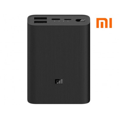 Оригінал Xiaomi Mi 3 Ultra Compact 22.5 W 10000 mAh Black (BHR4412GL) повербанк ксіомі 10000