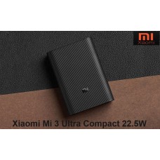 Оригінал Xiaomi Mi 3 Ultra Compact 22.5 W 10000 mAh Black (BHR4412GL) повербанк ксіомі 10000 - Фото