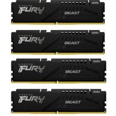 Модуль памяти для компьютера DDR5 128GB (4x32GB) 5600 MHz Beast Black XMP Kingston Fury (ex.HyperX) (KF556C40BBK4-128) Модуль памяти для компьютера DDR5 128GB (4x32GB) 5600 MHz Beast Black XMP Kingston Fury (ex.HyperX) (KF556C40BBK4-128)