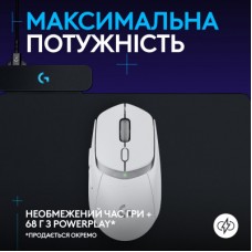 Мышка Logitech G309 Lightspeed Wireless/Bluetooth White (910-007207) - Фото
