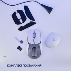 Мышка Logitech G309 Lightspeed Wireless/Bluetooth White (910-007207) - Фото