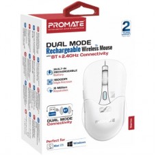 Мышка Promate Samo Wireless/Bluetooth White (samo.white) - Фото