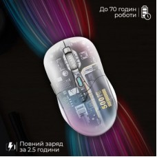 Мышка Promate Samo Wireless/Bluetooth White (samo.white) - Фото