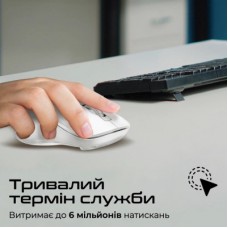 Мышка Promate Samo Wireless/Bluetooth White (samo.white) - Фото