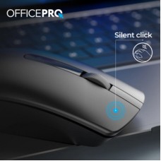 Мышка OfficePro M175B Silent Click Wireless Black (M175B) - Фото