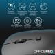 Мышка OfficePro M305B Silent Click Ergonomic Wireless Black (M305B)