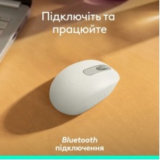 Мышка Logitech M196 Bluetooth Off-White (910-007460) - Фото