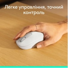 Мышка Logitech M196 Bluetooth Off-White (910-007460) - Фото