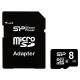 Картка пам'яті Silicon Power 8GB microSD class 10 (SP008GBSTH010V10SP)