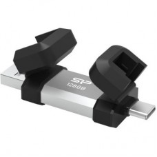USB флеш накопитель Silicon Power USB 128G SILICON POWER usb3.2+TypeC Mobile C51 (SP128GBUC3C51V1S) - Фото