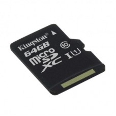 Картка пам'яті Kingston 64 GB microSDXC Class 10 Canvas Select Plus 100R A1 (SDCS2/64GBSP) - Фото
