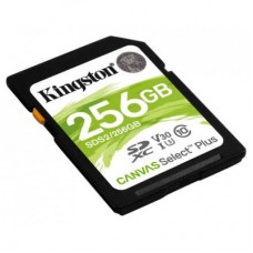 Картка пам'яті Kingston 256 GB SDXC class 10 UHS-I U3 Canvas Select Plus (SDS2/256GB) - Фото
