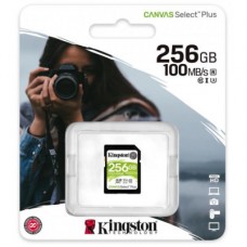 Картка пам'яті Kingston 256 GB SDXC class 10 UHS-I U3 Canvas Select Plus (SDS2/256GB) - Фото