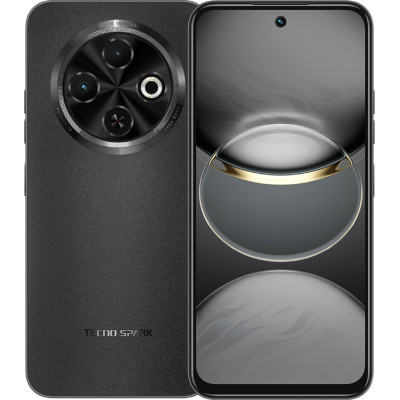 Мобільний телефон Tecno Spark 30C 6/128 GB Orbit Black (4894947051753)