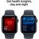 Смарт-часы Apple Watch SE 2024 GPS 40mm Midnight Aluminium Case with Midnight Sport Band - M/L (MXE93QH/A)