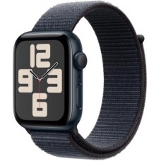 Смарт-часы Apple Watch SE 2024 GPS 40mm Midnight Aluminium Case with Ink Sport Loop (MXEA3QH/A) - Фото