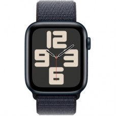 Смарт-часы Apple Watch SE 2024 GPS 40mm Midnight Aluminium Case with Ink Sport Loop (MXEA3QH/A) - Фото