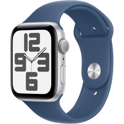Смарт-часы Apple Watch SE 2024 GPS 40mm Silver Aluminium Case with Denim Sport Band - M/L (MXED3QH/A)