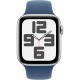 Смарт-часы Apple Watch SE 2024 GPS 40mm Silver Aluminium Case with Denim Sport Band - M/L (MXED3QH/A)
