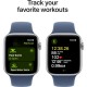 Смарт-часы Apple Watch SE 2024 GPS 40mm Silver Aluminium Case with Denim Sport Band - M/L (MXED3QH/A)