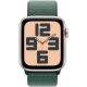 Смарт-часы Apple Watch SE 2024 GPS 40mm Starlight Aluminium Case with Lake Green Sport Loop (MXEH3QH/A)