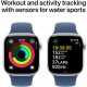 Смарт-часы Apple Watch Series 10 GPS 42mm Silver Aluminium Case with Denim Sport Band - S/M (MWWA3QH/A)