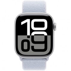 Смарт-часы Apple Watch Series 10 GPS 42mm Silver Aluminium Case with Blue Cloud Sport Loop (MWWD3QH/A) - Фото