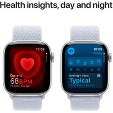 Смарт-часы Apple Watch Series 10 GPS 42mm Silver Aluminium Case with Blue Cloud Sport Loop (MWWD3QH/A) - Фото