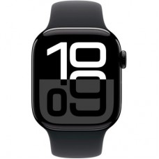 Смарт-часы Apple Watch Series 10 GPS 42mm Jet Black Aluminium Case with Black Sport Band - M/L (MWWF3QH/A) - Фото