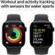 Смарт-часы Apple Watch Series 10 GPS 42mm Jet Black Aluminium Case with Black Sport Band - M/L (MWWF3QH/A)