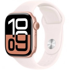 Смарт-часы Apple Watch Series 10 GPS 42mm Rose Gold Aluminium Case with Light Blush Sport Band - M/L - Фото