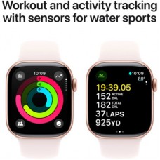 Смарт-часы Apple Watch Series 10 GPS 42mm Rose Gold Aluminium Case with Light Blush Sport Band - M/L - Фото