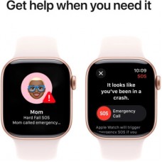 Смарт-часы Apple Watch Series 10 GPS 42mm Rose Gold Aluminium Case with Light Blush Sport Band - M/L - Фото