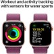 Смарт-часы Apple Watch Series 10 GPS 42mm Rose Gold Aluminium Case with Plum Sport Loop (MWWK3QH/A)