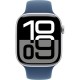 Смарт-часы Apple Watch Series 10 GPS 46mm Silver Aluminium Case with Denim Sport Band - M/L (MWWM3QH/A)