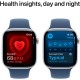 Смарт-часы Apple Watch Series 10 GPS 46mm Silver Aluminium Case with Denim Sport Band - M/L (MWWM3QH/A)