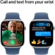Смарт-часы Apple Watch Series 10 GPS 46mm Silver Aluminium Case with Denim Sport Band - M/L (MWWM3QH/A)
