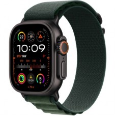 Смарт-часы Apple Watch Ultra 2 2024 GPS + Cellular 49mm Black Titanium Case with Dark Green Alpine Loop - - Фото