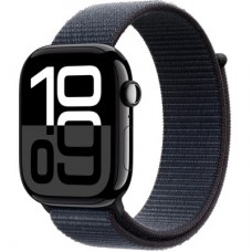 Смарт-часы Apple Watch Series 10 GPS 46mm Jet Black Aluminium Case with Ink Sport Loop (MWWR3QH/A) - Фото