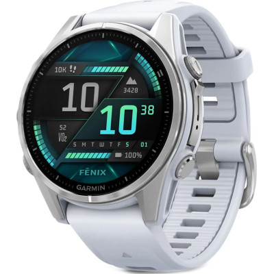 Смарт-годинник Garmin fenix 8 43 mm, AMOLED, Glass, BareSS/Whitestone, WhitestoneBn (010-02903-00)