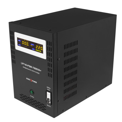 Джерело безперебійного живлення LogicPower LPY- B — PSW-7000VA+, 10 А/15А, 48V (6616)