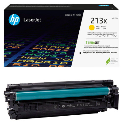 Картридж HP CLJ 213X Yellow 6K (W2132X)