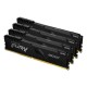 Модуль пам'яті для комп'ютера DDR4 128 GB (4x32GB) 3200 MHz Fury Beast Black Kingston Fury (ex.HyperX)