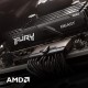 Модуль пам'яті для комп'ютера DDR4 128 GB (4x32GB) 3200 MHz Fury Beast Black Kingston Fury (ex.HyperX)
