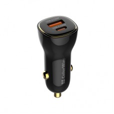 Зарядний пристрій ColorWay PowerDelivery PPS USB (USB-A + USB-C) (60 W) Black (CW-CHA046PD-BK) - Фото