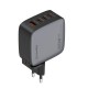 Зарядний пристрій ColorWay Power Delivery GaN (USB-A + 3 USB TYPE-C) (100 W) (CW-CHS047PD-BK)