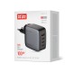 Зарядний пристрій ColorWay Power Delivery GaN (USB-A + 3 USB TYPE-C) (100 W) (CW-CHS047PD-BK)